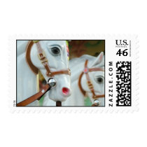 Carousel Horses Postage Stamp