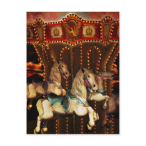 Carousel Horses Postcards