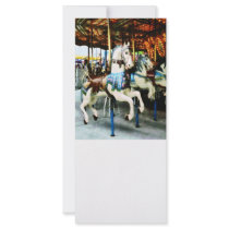 Carousel Horses Customized Rack Card