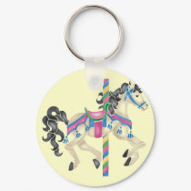 Carousel/ Merry Go Round for kids! keychains