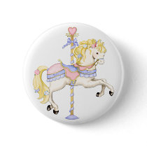 Carousel Pony buttons