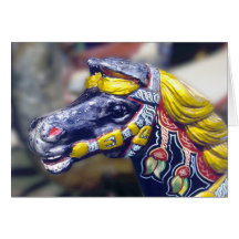 Carousel pony card