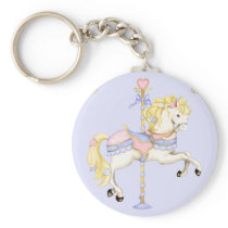 Carousel Pony Key Chains