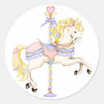 Carousel Pony Stickers
