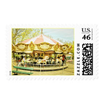 Carousel Postage Stamp