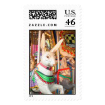 Carousel Rabbit postage
