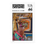 Carousel Reindeer Postage