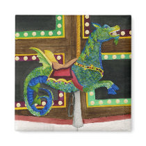 Carousel Seahorse Magnet
