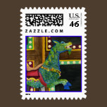 Carousel Seahorse Postage Stamp stamps