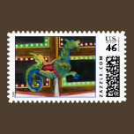 Carousel Seahorse Postage Stamp stamps