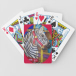 Carousel Zebra Art playing cards
