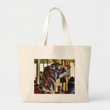 Carousels Horses Rides Amusement Parks Canvas Bag