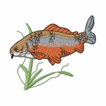 Carp embroidered shirts
