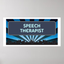 Carpa del terapeuta de discurso impresiones
