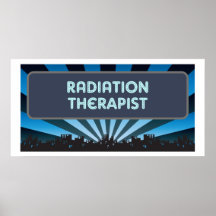 Carpa del terapeuta de la radiación posters