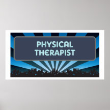 Carpa del terapeuta físico poster