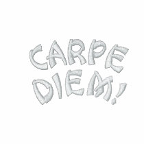 Carpe diem embroidered shirts by wierka Carpe diem embroidered shirts