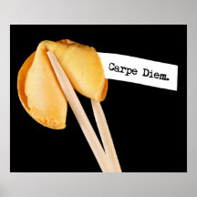 Carpe Diem Fortune Cookie Print