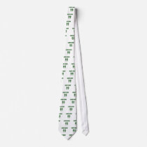 Carpe Diem (green text boy & girl) Neck Tie