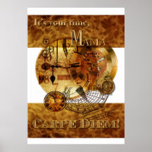 Carpe Diem Mother's Day Poster