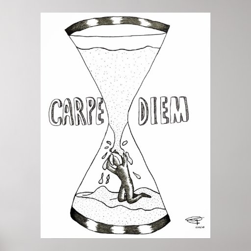 Carpe Diem Poster Zazzle