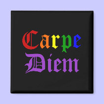 Carpe Diem - Pride magnets