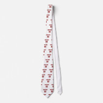 Carpe Diem (red text boy & girl) Necktie