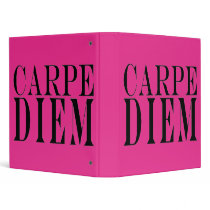 Carpe Diem Seize the Day Latin Quote Happiness Binder