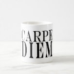 Carpe Diem Seize the Day Latin Quote Happiness mugs