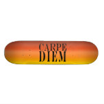 Carpe Diem Seize the Day Latin Quote Happiness Skate Board Deck