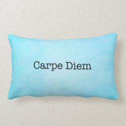 Carpe Diem Seize the Day Quote - Quotes Throw Pillows