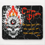 Carpe Diem Skull mousepads