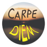 CARPE DIEM ROUND STICKER
