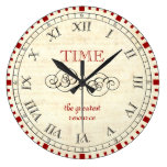 Carpe Diem Time is the greatest resource steampunk Wallclock