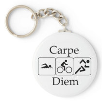 Carpe Diem Triathilon Key Chain