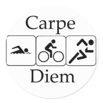 Carpe Diem Triathilon stickers