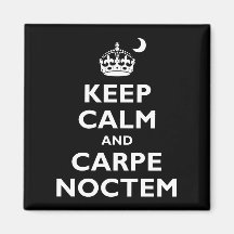 Carpe Noctem! Fridge Magnet