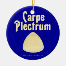 Carpe Plectrum Christmas Tree Ornament