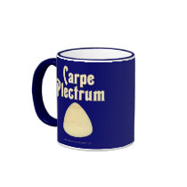 Carpe Plectrum mugs