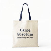 Carpe Scrotum Tote Bag