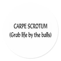 Carpe Scrotum stickers