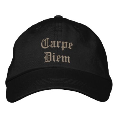 CarpeDiem Embroidered Baseball Caps CarpeDiem Embroidered Baseball Caps