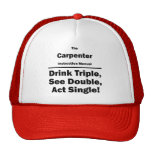 carpentar mesh hats
