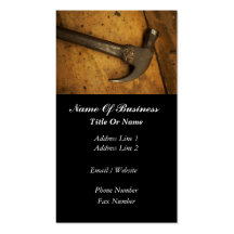 Carpenter Business Card