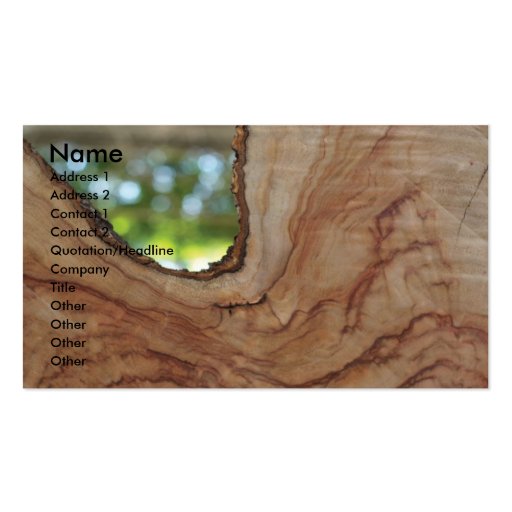 Carpenter Business Card Template (front side)