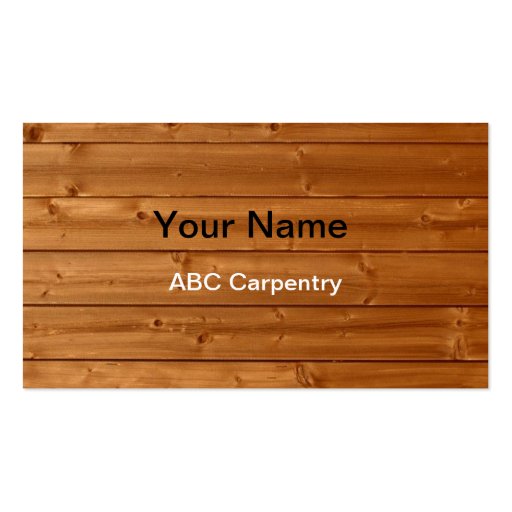 Carpenter Business Cards