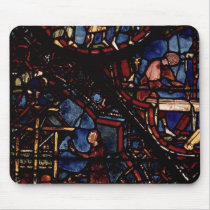 Carpenters at work, from the Life of St. Mouse Pads