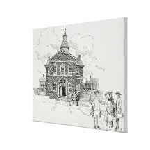 Carpenter's Hall Philadelphia Stretched Canvas Print