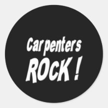 Carpenters Rock! Sticker