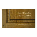 Carpentry or cabinet making business card business cards
